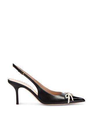 Women's Bepointy Pointed Toe Slingback Pumps by VALENTINO