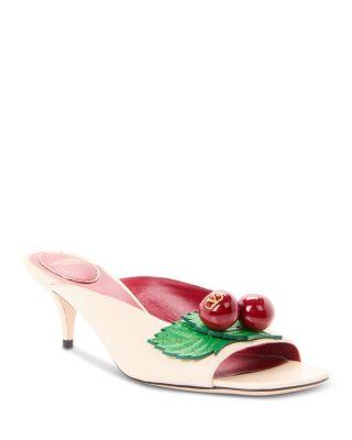 Women's Cherry Slides by VALENTINO