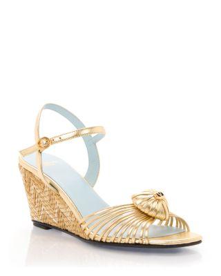 Women's Espadrille Wedge Sandals by VALENTINO