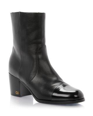 Women's Leather Booties by VALENTINO