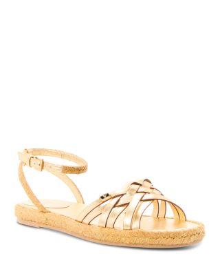 Women's Metallic Espadrille Sandals by VALENTINO