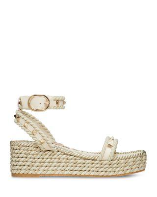 Women's Studded Espadrille Sandals by VALENTINO