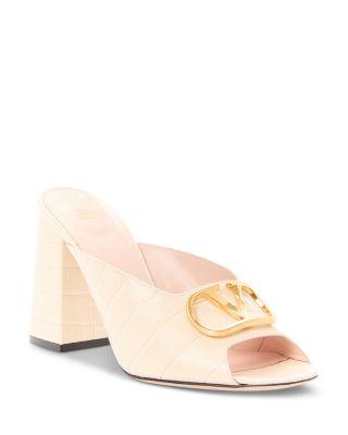 Women's VLogo Signature Slide Sandals by VALENTINO