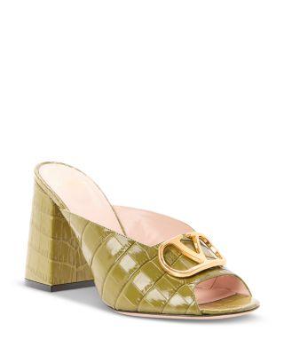 Women's VLogo Signature Slide Sandals by VALENTINO
