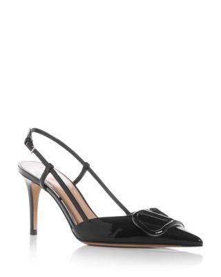 Women's VLogo Slingback Pumps by VALENTINO