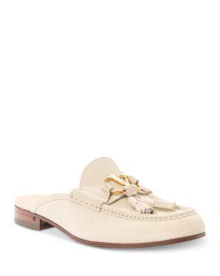Women's VLogo Tassel Mules Loafers by VALENTINO