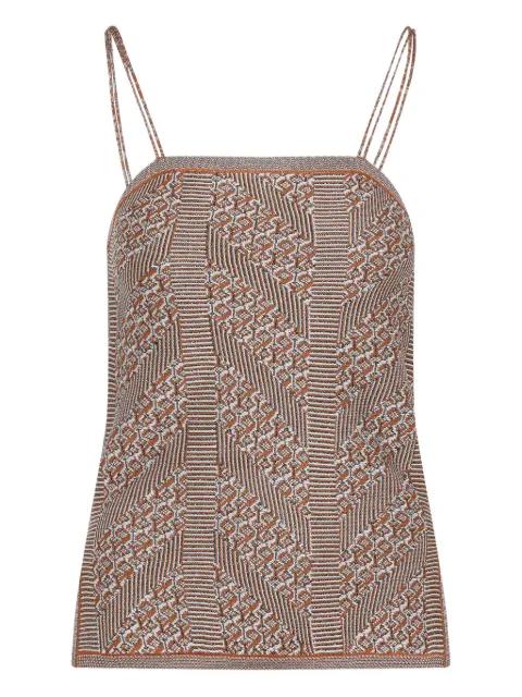 abstract-print top by VALENTINO