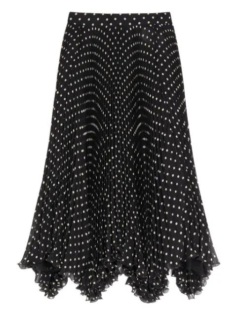 asymmetrical plusdepois midi skirt by VALENTINO