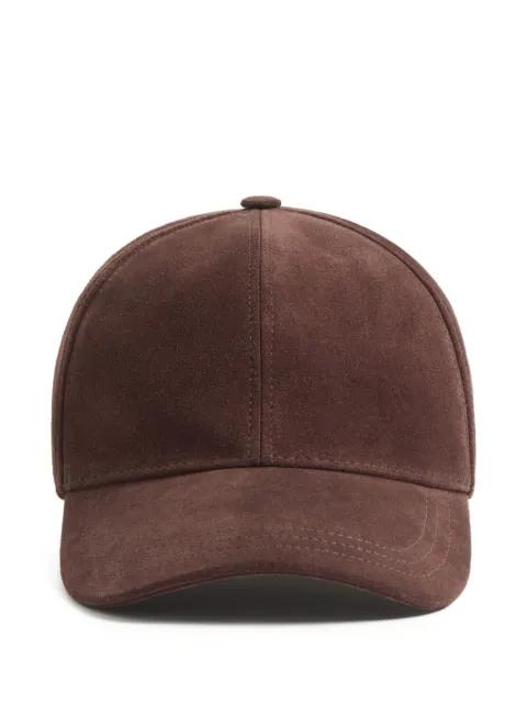baseball cap VLogo Signature in suede by VALENTINO