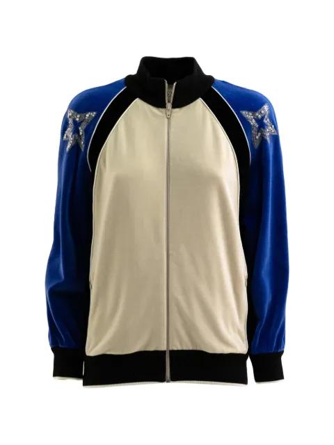 bead-embellished bomber jacket by VALENTINO