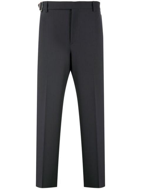 belted tailored cut trousers by VALENTINO