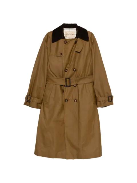belted trench coat by VALENTINO