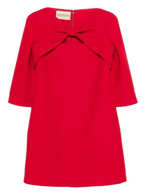 bow-detail mini dress by VALENTINO
