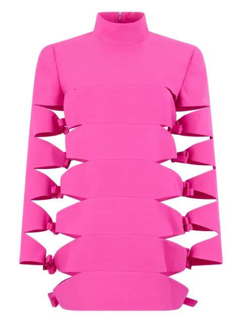 bow-detail mini dress by VALENTINO