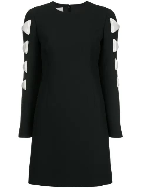 bow-detailed mini dress by VALENTINO