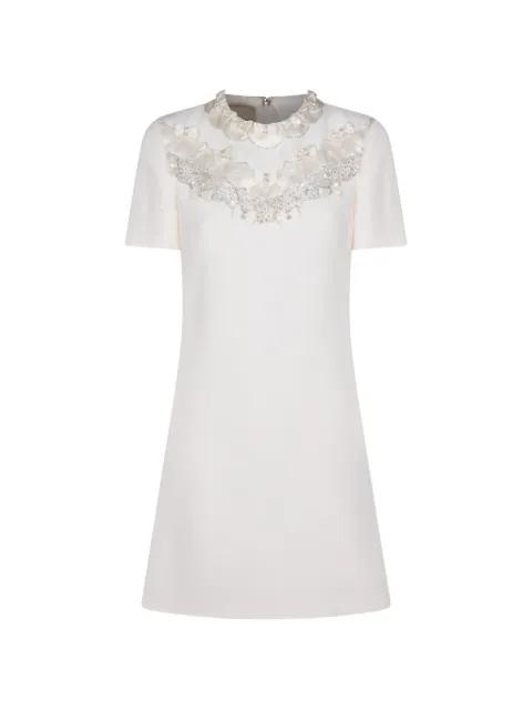 bow embellished mini dress by VALENTINO