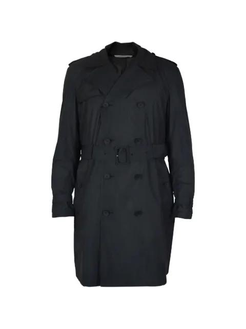 button closure belted trench coat by VALENTINO button closure belted trench coat by VALENTINO