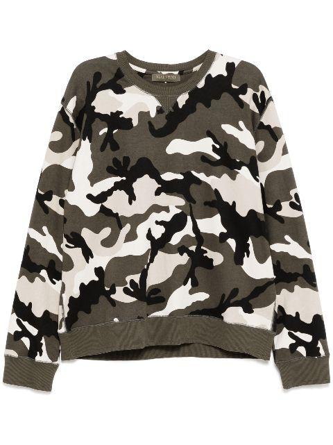camouflage-pattern sweatshirt by VALENTINO