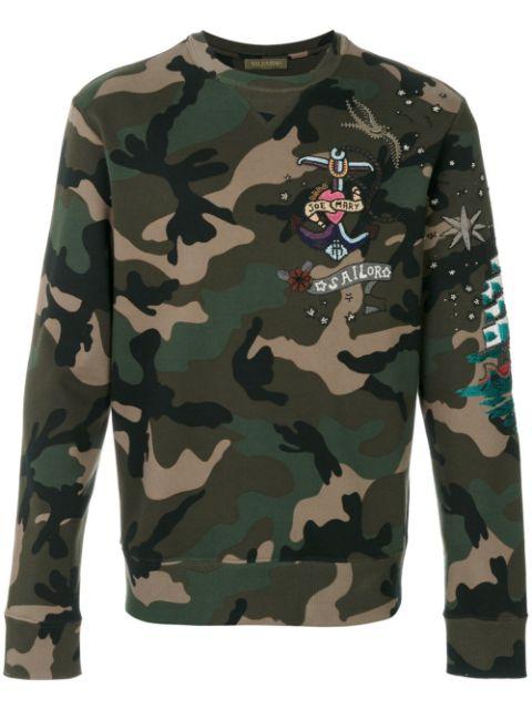 camouflage-print sweatshirt by VALENTINO
