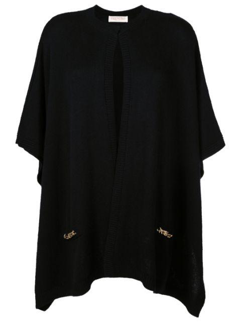 chain-link cashmere cape by VALENTINO