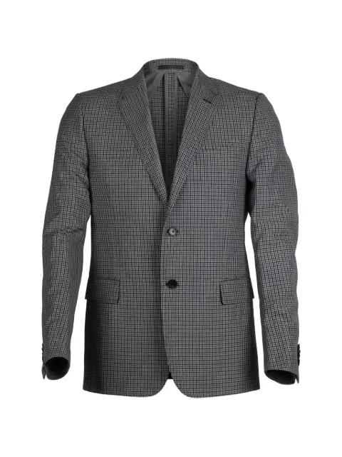 checked-pattern single-breasted blazer by VALENTINO