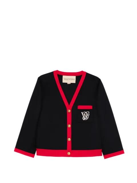 chest-pocket cardigan by VALENTINO