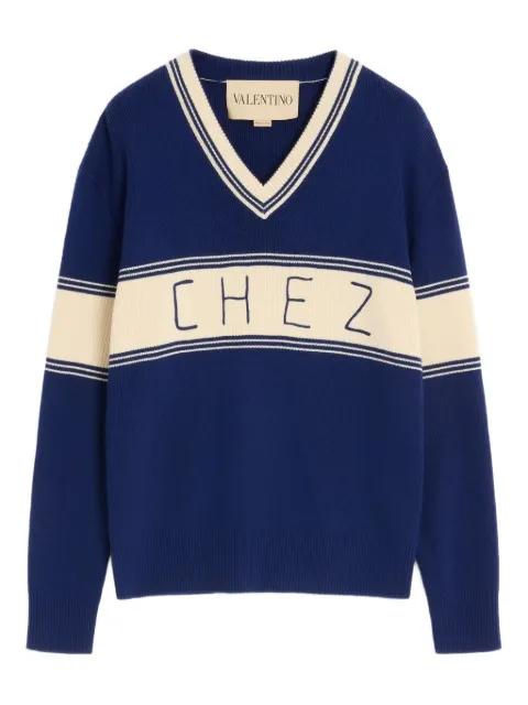 chez-jacquard sweater by VALENTINO