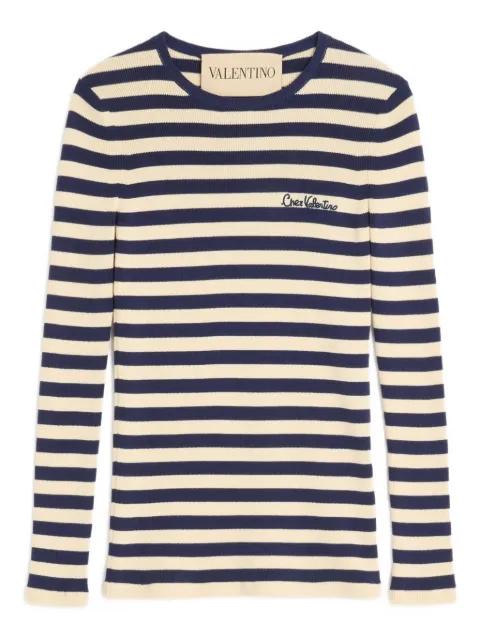 chez-motif sweater by VALENTINO