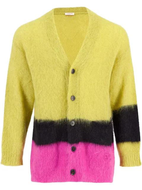 color-block cardigan by VALENTINO