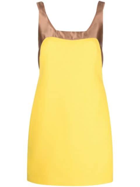 colour-block sleeveless minidress by VALENTINO