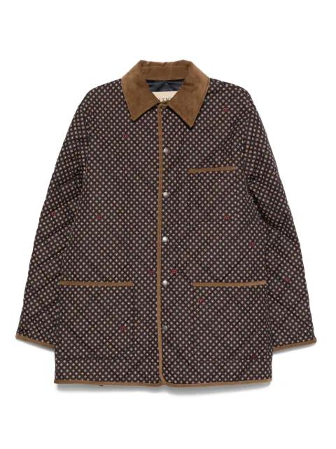 corduroy-collar overshirt by VALENTINO