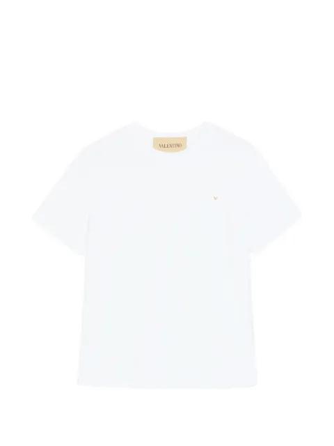 cotton T-Shirt with VGold by VALENTINO