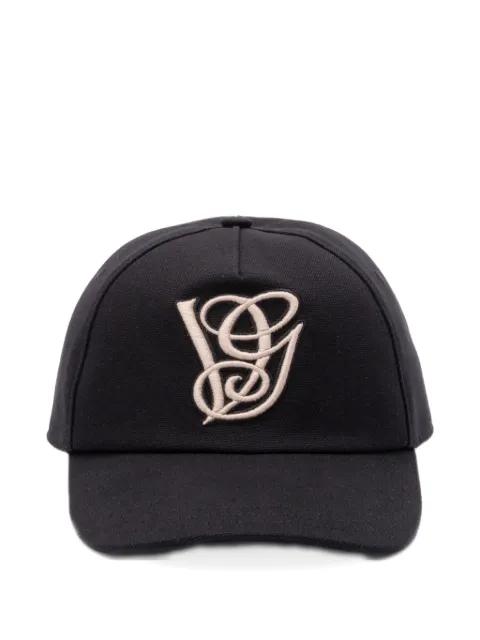 cotton baseball cap with embroidery by VALENTINO