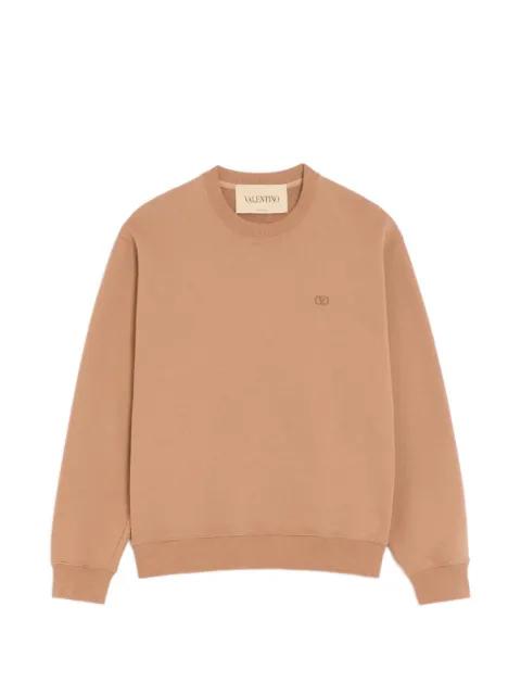 cotton sweatshirt with VLogo embroidery by VALENTINO