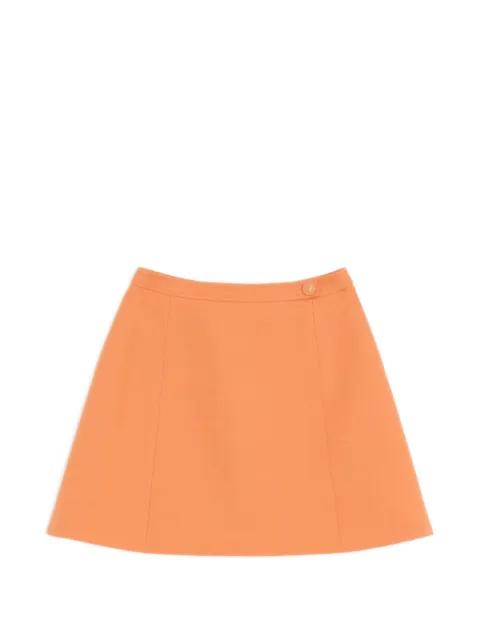 crepe couture wrap skirt by VALENTINO