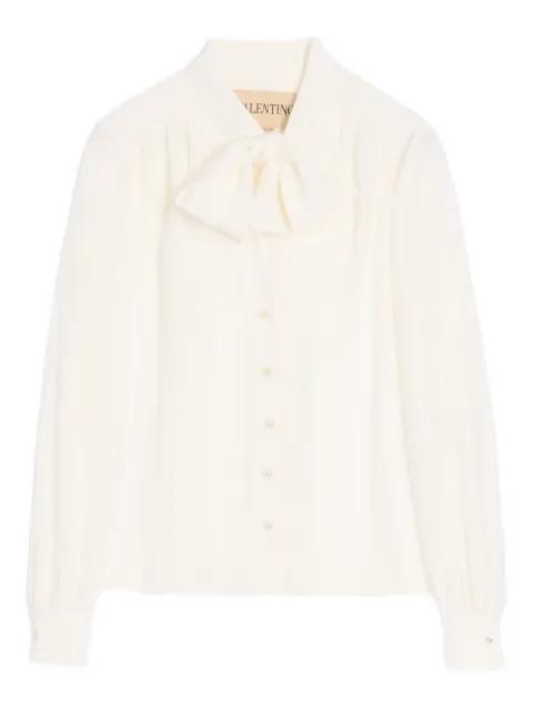 crepe de chine shirt by VALENTINO