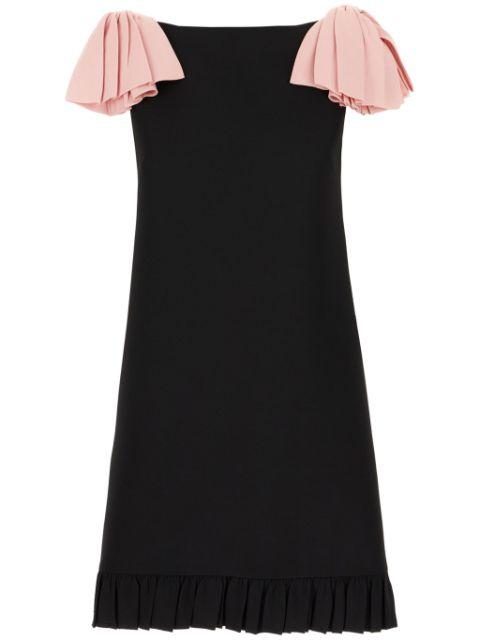 crepe mini dress by VALENTINO