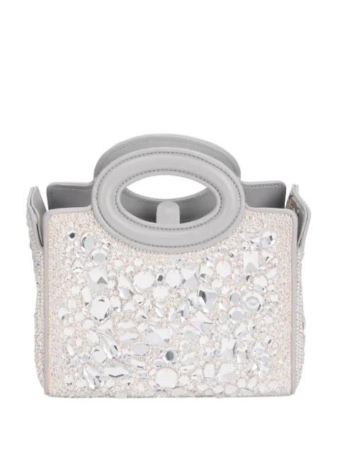 crystal-embellished handle tote bag by VALENTINO