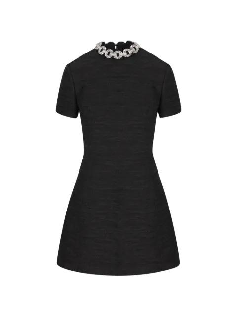 crystal-embellished mini dress by VALENTINO