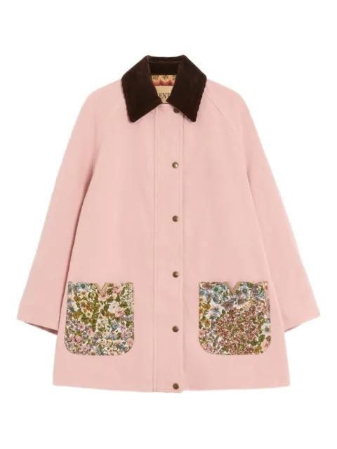denim peacoat by VALENTINO