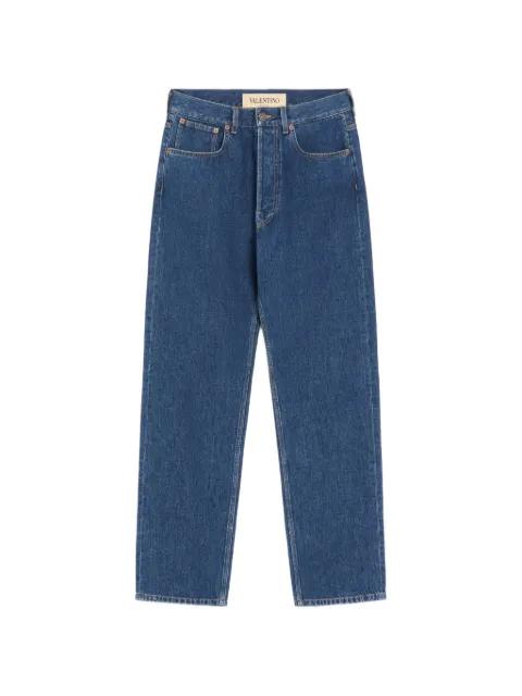 denim trousers with VGold by VALENTINO