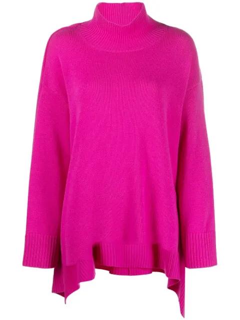 draped roll neck jumper by VALENTINO
