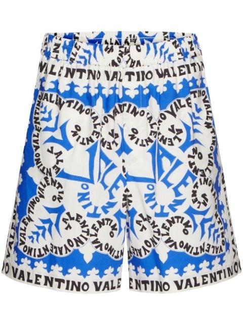elasticated waist shorts by VALENTINO