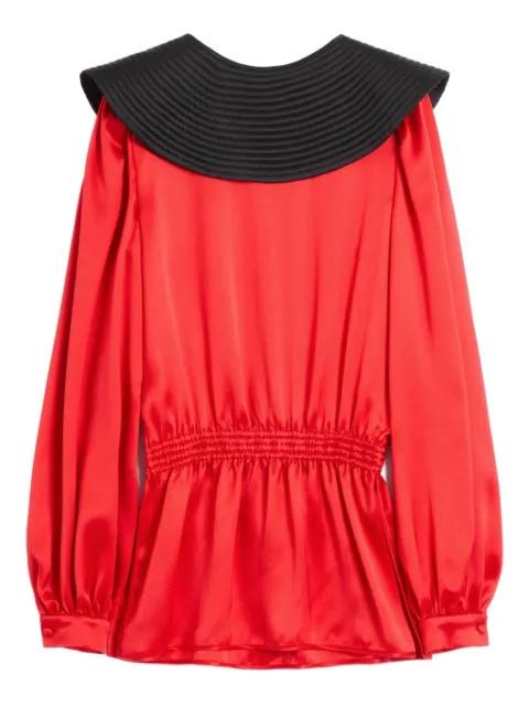 elasticated-waistband blouse by VALENTINO