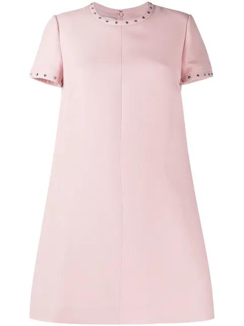 embellished trim flared dress by VALENTINO