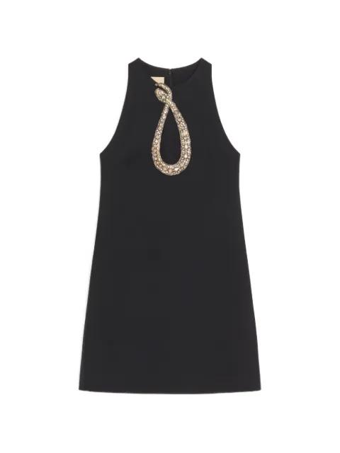 embroidered Crepe Couture short-dress by VALENTINO