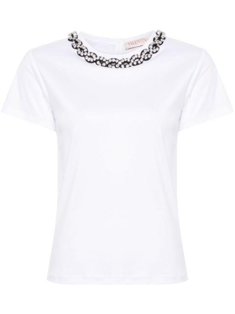 embroidered T-shirt by VALENTINO