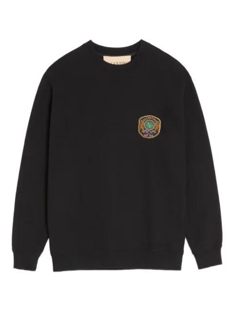 embroidered crew-neck sweatshirt by VALENTINO