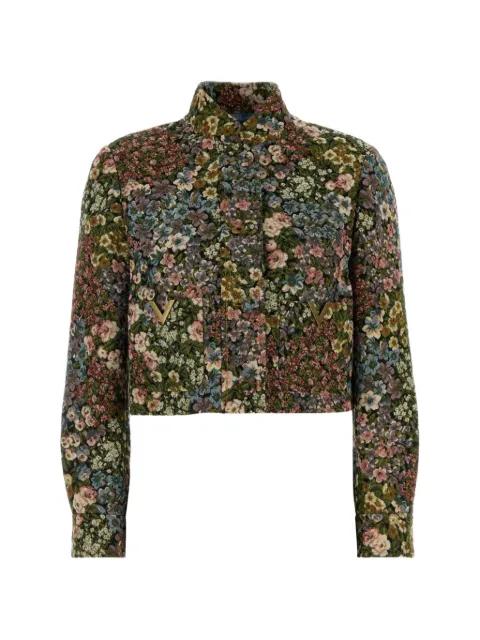 embroidered jacquard blazer by VALENTINO