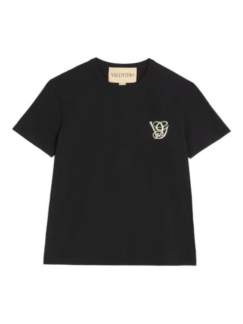 embroidered-logo T-shirt by VALENTINO